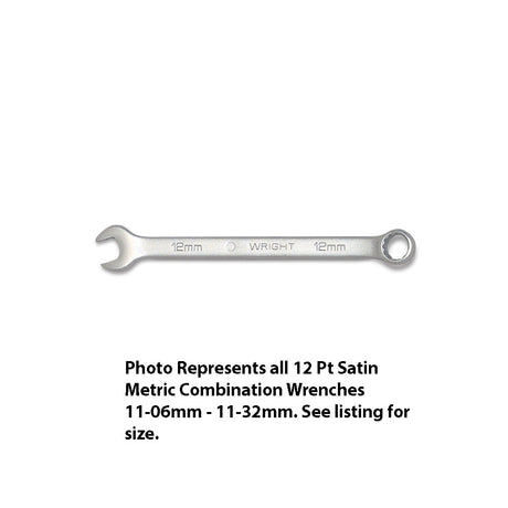 Wright Tool 11-08MM Combination Wrench WRIGHTGRIP 2.0 12 Point 8mm