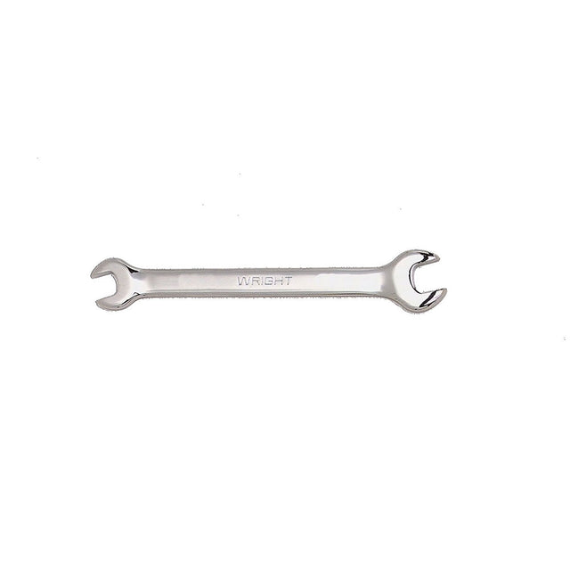 Wright Tool 1314 Open End Wrench Full Polish - 3/8" x 7/16"