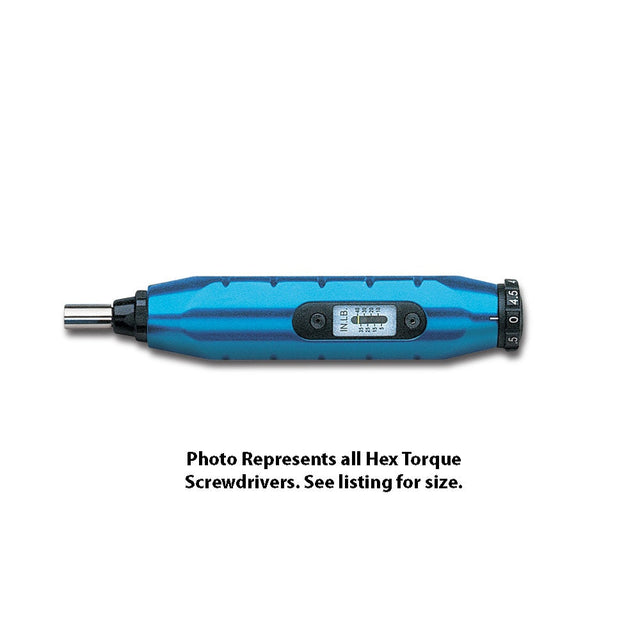 Wright Tool 2464 1/4" Female Hex Torque Screwdriver 5-40"