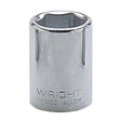 Wright Tool 30-15MM 3/8" Drive 6 Point Standard Metric Socket - 15mm