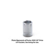 Wright Tool 3026 3/8" Drive 6 Point Standard Socket 13/16"