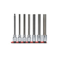 Wright Tool 316 3/8" Drive 7 Piece Hex Bit Socket Set, 1/8" - 3/8"