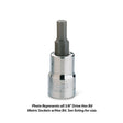 Wright Tool 32-10MM 3/8" Drive Hex Bit Metric Socket w Standard Hex Bit 10mm