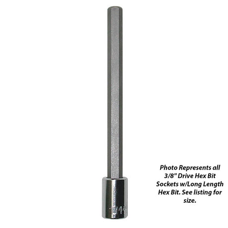 Wright Tool 32L12 3/8" Drive Hex Bit Socket Long Length Hex Bit 3/8"