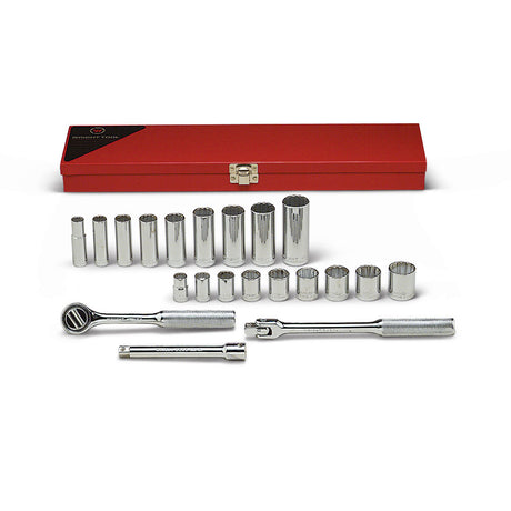 Wright Tool 338 3/8" Drive 21 Piece Set, 12 Point