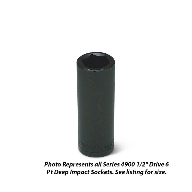 Wright Tool 4944 1/2" Drive 6 Point Deep Impact Socket 1-3/8"