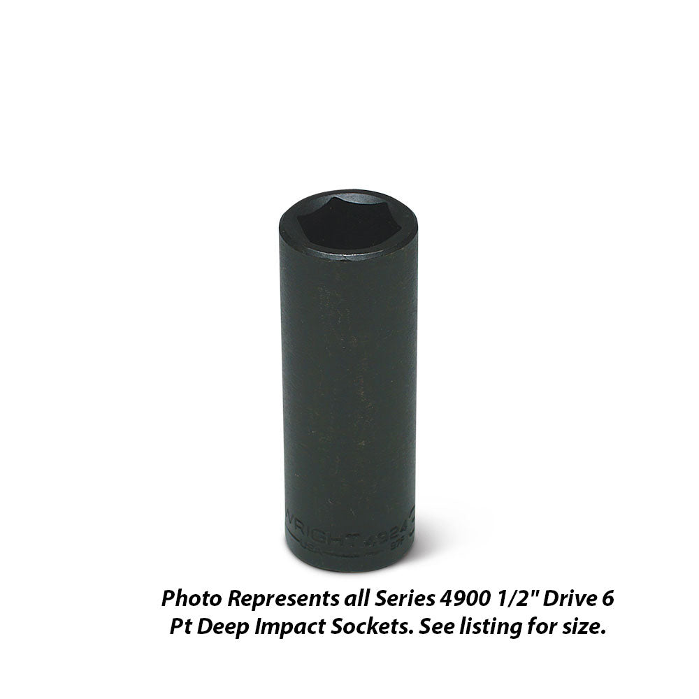 Wright Tool 4916 1/2" Drive 6 Point Deep Impact Socket 1/2"