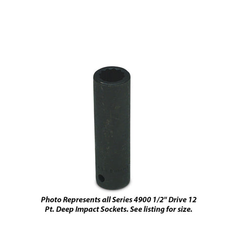 Wright Tool 4968 1/2" Drive 12 Point Deep Impact Socket - 9/16"