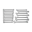 Wright Tool 730 Combination Wrench 16 Piece Set 12 Point 1-5/16" -  2-1/2"