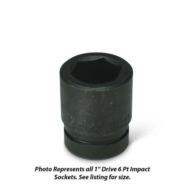 Wright Tool 8872 1" Drive 6 Point Standard Impact Socket 2-1/4"