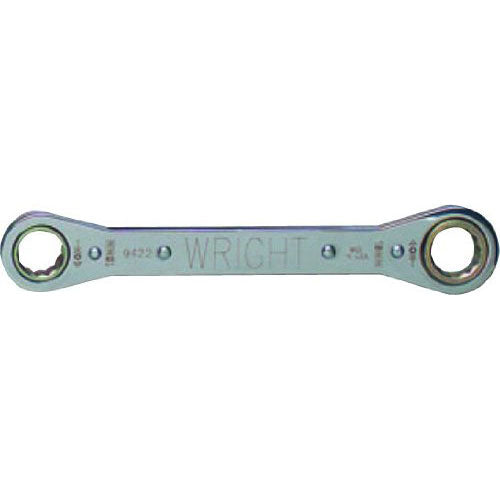 Wright Tool 9423 Ratcheting Double Box Wrench 12 Point - 19mm x 21mm