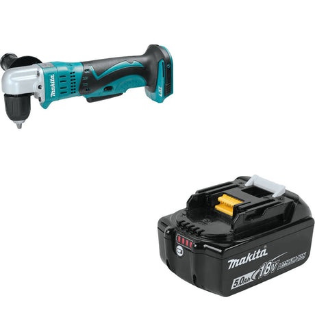 Makita XAD02Z 18V LXT Angle Drill, 2 Pack W/ FREE BL1850B 18V LXT 5.0Ah Battery