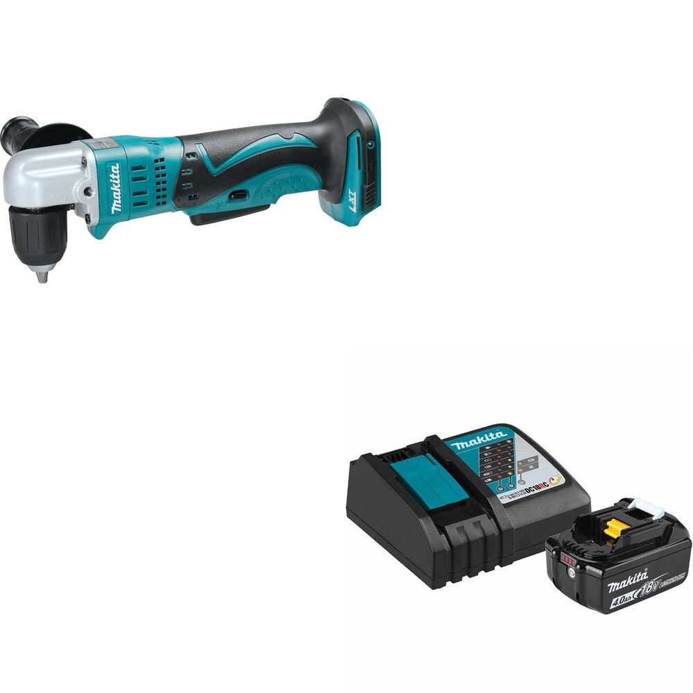 Makita XAD02Z 18V LXT Li-Ion 3/8" Angle Drill W/ ADBL1840BDC1 Battery and Charger Starter Pack