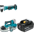 Makita XAD02Z Angle Drill Kit W/ XBP04Z Band Saw and FREE BL1850B Battery