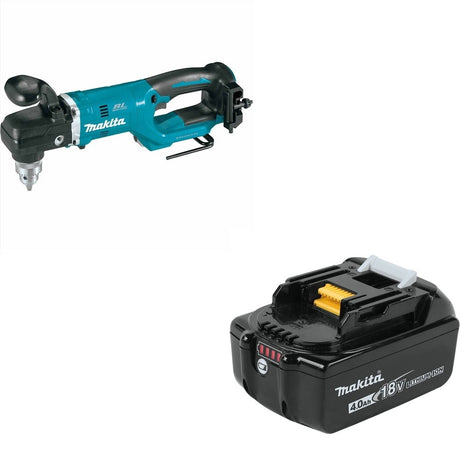 Makita XAD05Z 18V LXT 1/2" Right Angle Drill W/ BL1840B 18V LXT Lithium-Ion 4.0Ah Battery