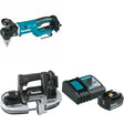 Makita XAD05Z 18V LXT Angle Drill W/ XBP05ZB 18V Band Saw & FREE Starter Pack