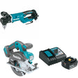 Makita XAD05Z 18V LXT 1/2" Angle Drill W/ XSC02Z 18V Saw & FREE Starter Pack