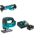 Makita XAD05Z 18V LXT 1/2" Angle Drill W/ XVJ02Z 18V Jig Saw & FREE Starter Pack