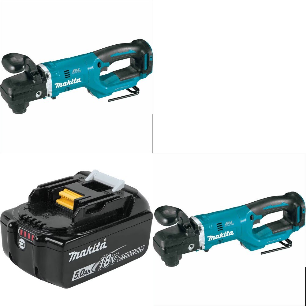 Makita XAD06Z Right Angle Drill, 2 Pack Kit W/ FREE BL1850B Battery