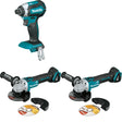 Makita XAG09Z[2] Angle Grinder W/ FREE XDT13Z Impact Driver