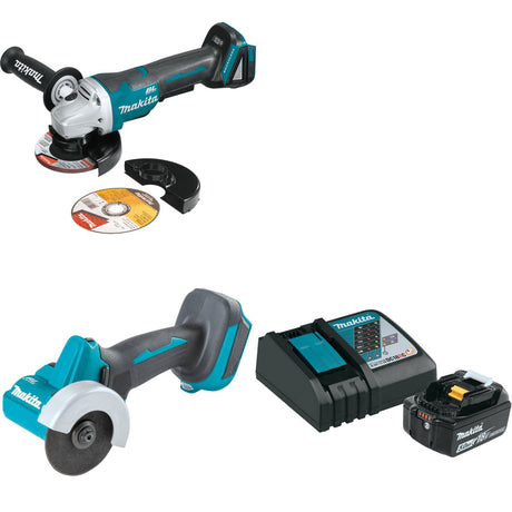 Makita XAG11Z Cut-Off/Angle Grinder W/ XCM01Z Cut-Off Tool & FREE Starter Pack