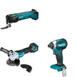 Makita XAG20Z Cut-Off/Angle Grinder W/ XMT03Z Oscillating Multi-Tool and FREE XDT13Z