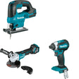Makita XAG20Z Cut-Off/Angle Grinder W/ XVJ04Z Jig Saw and FREE XDT13Z Impact Driver