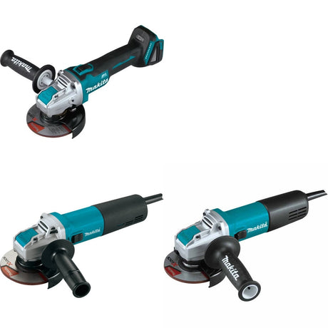 Makita XAG25Z Angle Grinder Kit W/ GA5080 Grinder and FREE GA4570