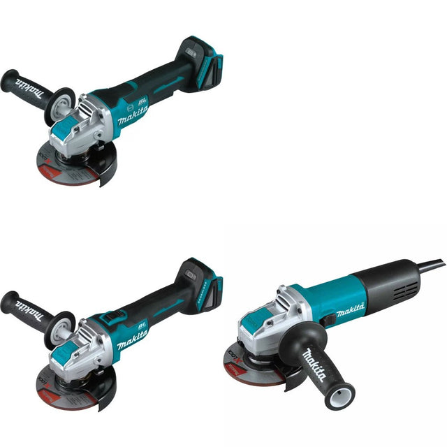 Makita XAG26Z Angle Grinder Kit W/ XAG25Z Grinder and FREE GA4570