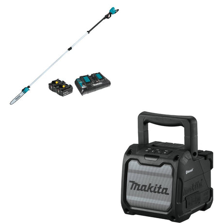Makita XAU02PTB Telescoping Pole Saw Kit W/ FREE XRM08B Job Site Speaker