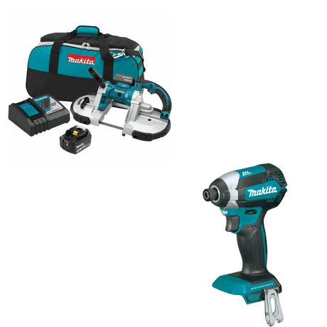 Makita XBP02TX Band Saw Kit W/ FREE XDT13Z Impact Driver