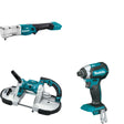 Makita XBP02Z Portable Band Saw W/ XLT03Z Angle Impact Wrench and FREE XDT13Z Impact Driver
