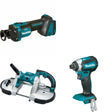 Makita XBP02Z Portable Band Saw W/ XOC02Z Cut-Out Tool and FREE XDT13Z Impact Driver