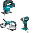 Makita XBP02Z Portable Band Saw W/ XVJ04Z Jig Saw and FREE XDT13Z Impact Driver