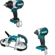 Makita XBP02Z Portable Band Saw W/ XWT08Z Impact Wrench and FREE XDT13Z Impact Driver