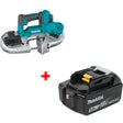 Makita XBP04Z 18V LXT Band Saw, Bare w/ FREE BL1850B 18V LXT 5.0Ah Battery