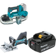 Makita Band Saw Kit W/ Plate Joiner and FREE 5.0Ah Battery