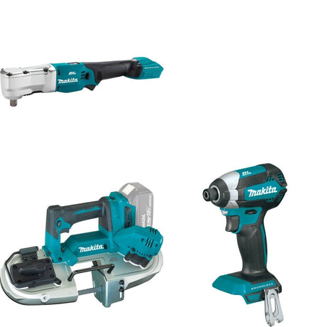 Makita XBP04Z Compact Band Saw W/ XLT05Z Angle Impact Wrench and FREE XDT13Z Impact Driver