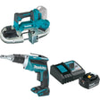 Makita XBP04Z 18V LXT Band Saw W/ XSF03Z 18V Screwdriver & FREE Starter Pack