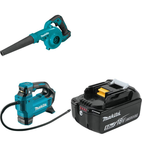 Makita XBU05Z Blower Kit W/ DMP181ZX Inflator and FREE BL1850B Battery