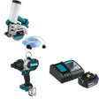 Makita XCC01Z 18V LXT 5" Saw W/ XWT09Z 18V Impact Wrench & FREE Starter Pack