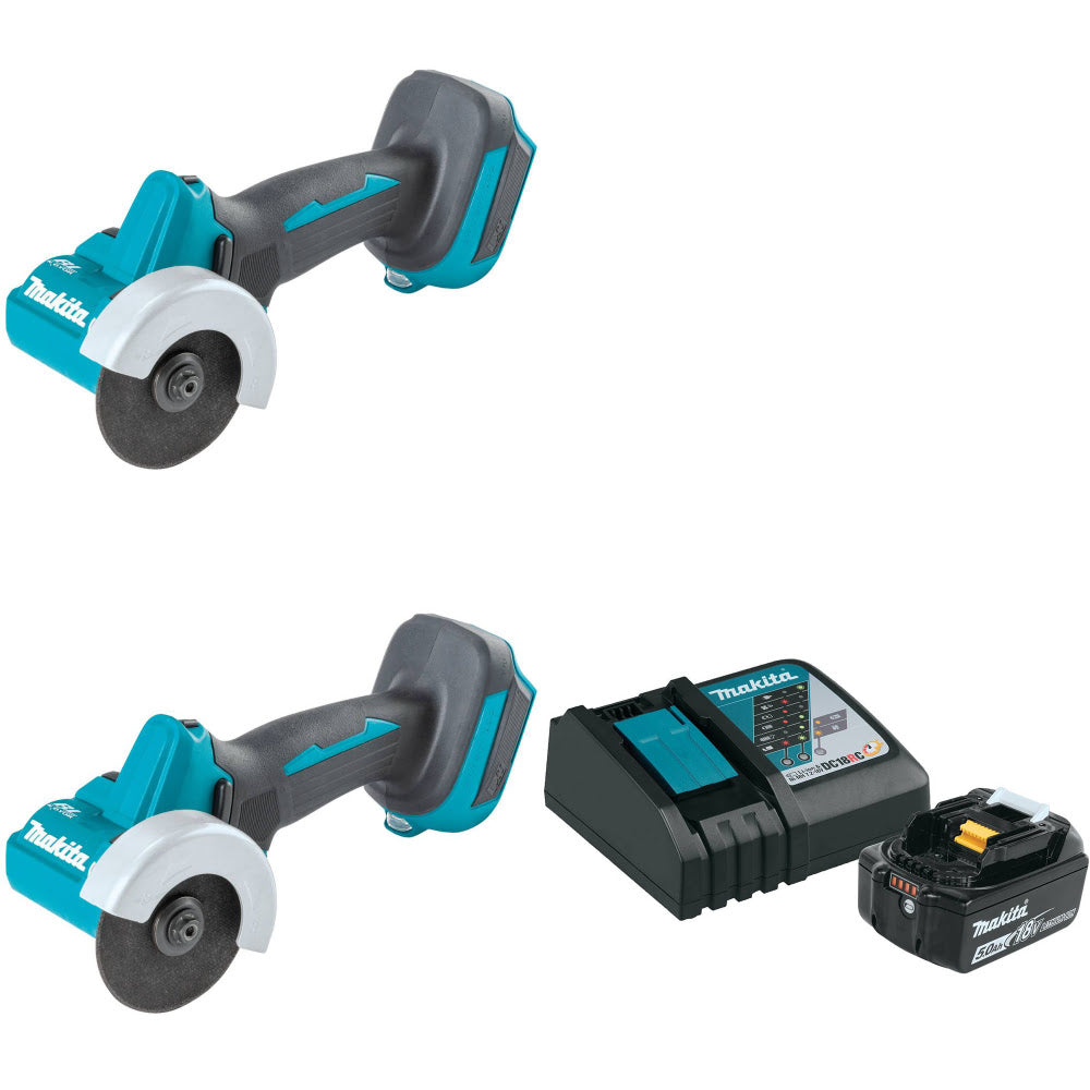 Makita XCM01Z 18V Cut-Off Tool W/ EXTRA 18V Cut-Off Tool & FREE Starter Pack