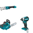Makita XCU08Z Top Handle Chain Saw W/ XLT03Z Angle Impact Wrench and FREE XDT13Z Impact Driver