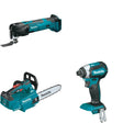 Makita XCU08Z Top Handle Chain Saw W/ XMT03Z Oscillating Multi-Tool and FREE XDT13Z