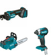 Makita XCU08Z Top Handle Chain Saw W/ XOC02Z Cut-Out Tool and FREE XDT13Z Impact Driver