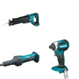 Makita XDG01Z Die Grinder W/ XRJ05Z Recipro Saw and FREE XDT13Z Impact Driver
