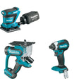 Makita XDS01Z Cut-Out Saw W/ XOB02Z Finishing Sander and FREE XDT13Z Impact Driver