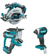 Makita XDS01Z Cut-Out Saw W/ XSH03Z Circular Saw and FREE XDT13Z Impact Driver