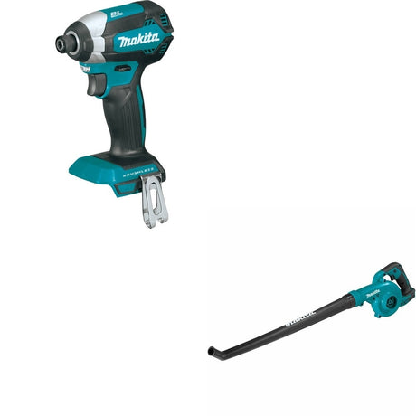 Makita XDT13Z 18V LXT Li-Ion Brushless Cordless Impact Driver Bare Tool W/ XBU06Z Floor Blower