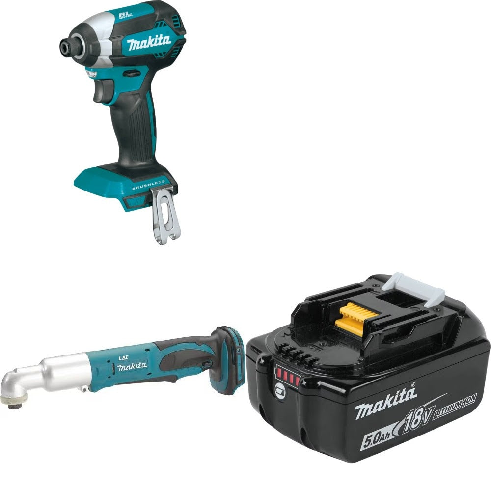 Makita XDT13Z Impact Driver Kit W/ XLT01Z Angle Driver and FREE Battery